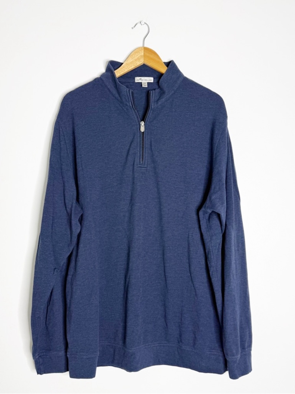 Peter Millar Crown Comfort Interlock 1/4 Zip Pullover XXL Blue